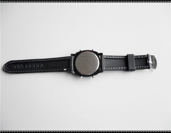 Orologio principale silicone nero personale con la cinghia molle del silicone