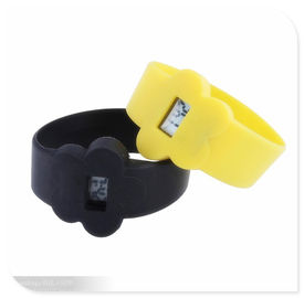 Orologio elettronico del braccialetto di Digital del silicone di stile di modo