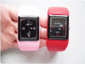 Orologio fresco del braccialetto del quarzo del silicone di colore della frutta