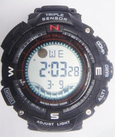 Banda multifunzionale dell'unità di elaborazione di profondità di tuffo 30m dell'orologio di Digital del sensore di stile triplo di Casio