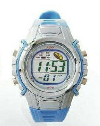 Lampadina resistente di acqua dell'orologio di Digital e di EL multifunzionale unisex blu