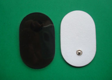 Forma di bianco/nera 50*80MM ovale/cuscinetto dell'elettrodo per la macchina di terapia di Digital, cuscinetti non tessuti dell'unità di dieci