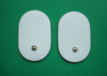 Forma di bianco/nera 50*80MM ovale/cuscinetto dell'elettrodo per la macchina di terapia di Digital, cuscinetti non tessuti dell'unità di dieci