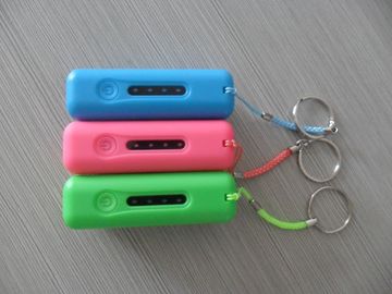 la Banca portatile di potere di 2600mAh USB con la luce del LED, rosso/rosa/verde