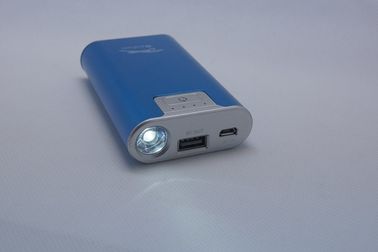 La Banca portatile 6600mAh di potere di USB del metallo della macchina fotografica digitale con la torcia del LED