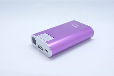La Banca portatile 6600mAh di potere di USB del metallo della macchina fotografica digitale con la torcia del LED