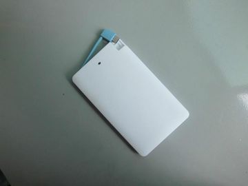La Banca esile portatile 4000mAh di potere dello Li-ione per il telefono cellulare/Ipad, bianca