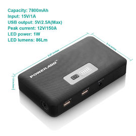 Dispositivo d'avviamento mobile di salto dell'automobile del caricatore 7800MAH del backup di batteria con la torcia elettrica del LED
