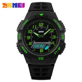 Verde analogico digitale dell'orologio 5ATM della banda molle dell'unità di elaborazione per all'aperto unisex