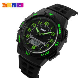 Verde analogico digitale dell'orologio 5ATM della banda molle dell'unità di elaborazione per all'aperto unisex