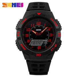 L'orologio analogico digitale di zona di 2 volte con personalizza il logo di marca