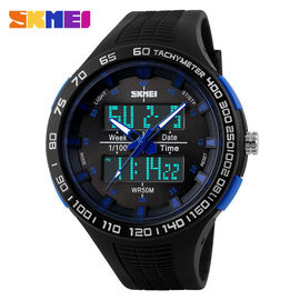 Orologio analogico digitale in profondità impermeabile originale della cinghia 50M dell'unità di elaborazione per l'amante di sport di forma fisica