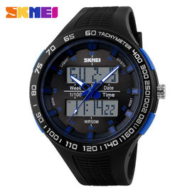 Orologio analogico digitale in profondità impermeabile originale della cinghia 50M dell'unità di elaborazione per l'amante di sport di forma fisica