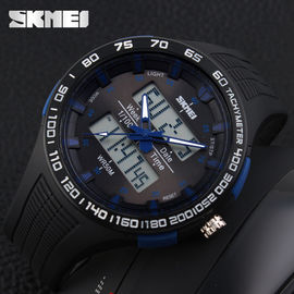Orologio analogico digitale in profondità impermeabile originale della cinghia 50M dell'unità di elaborazione per l'amante di sport di forma fisica