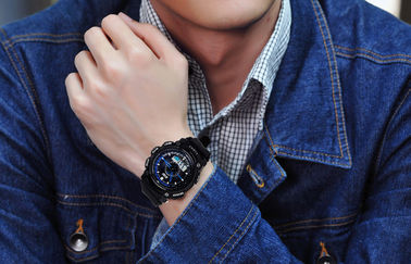 Orologio analogico digitale di BANCOMAT 5, orologi LCD dell'esposizione della cassa dell'ABS