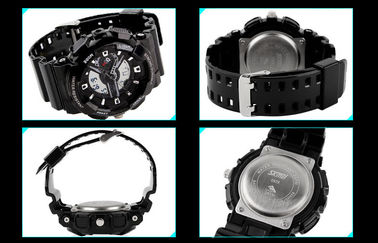 Le donne si raddoppiano lampadina di EL dell'orologio sportivo di tempo con la batteria giapponese