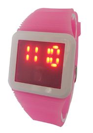 Orologio quadrato di PM delle bande del silicone degli orologi del bambino LED Digital per il regalo