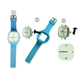 L'abitudine alla moda ha stampato gli orologi della gelatina con la cinghia/fronte intercambiabili