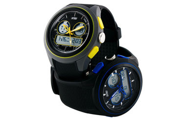 Orologio analogico digitale di signora Round Multifunction con il carillon orario