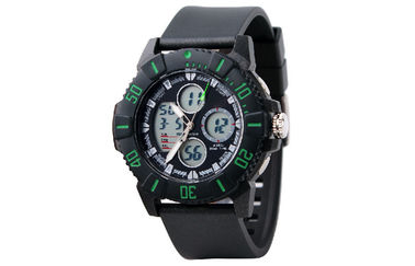 Orologio analogico digitale di EL di svago di BANCOMAT unisex della lampadina 5 con la lunetta girevole