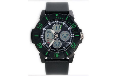 Orologio analogico digitale di EL di svago di BANCOMAT unisex della lampadina 5 con la lunetta girevole