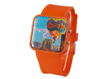 Grande parte posteriore quadrata dell'acciaio inossidabile degli orologi di Digital del touch screen del modello per i bambini