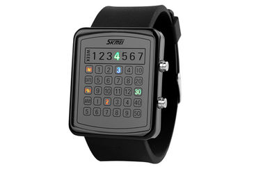 Orologio di Digital della lampadina di EL del LED, orologi dello specchio del regolo circolare