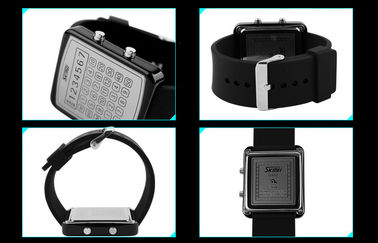 Orologio di Digital della lampadina di EL del LED, orologi dello specchio del regolo circolare