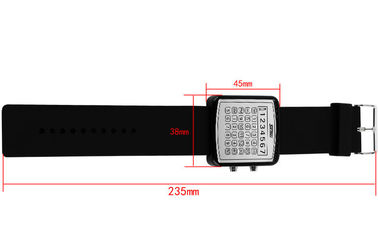Orologio di Digital della lampadina di EL del LED, orologi dello specchio del regolo circolare
