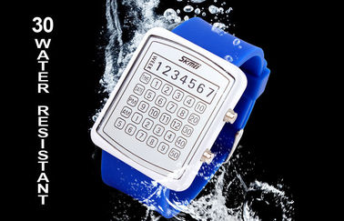Orologio della lampadina LED Digital di EL, orologi dello specchio del regolo circolare