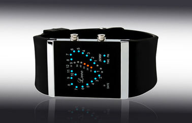 Orologio delle ragazze LED Digital, orologi elettronici della cinghia blu del silicone