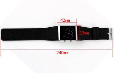 Orologio delle ragazze LED Digital, orologi elettronici della cinghia blu del silicone