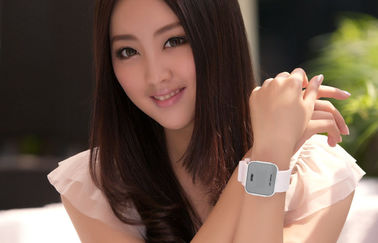 Resistente di acqua rosa di BANCOMAT dell'orologio 1 della cassa LED dell'ABS dell'orologio di Wommens Digital