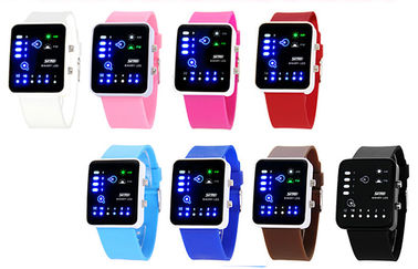 Orologio di signora Shockproof LED Digital, orologio binario antimagnetico
