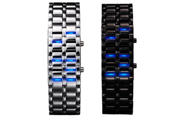 Orologio resistente dell'acqua LED Digital, orologio del samurai del ferro dell'uomo