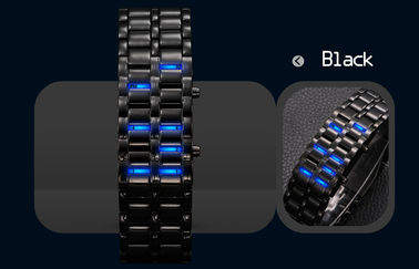Orologio resistente dell'acqua LED Digital, orologio del samurai del ferro dell'uomo
