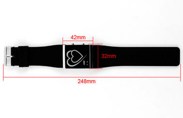 Orologio dello specchio della lampadina di EL delle coppie di stile del cuore dell'orologio del LED Digital