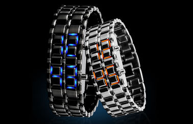 Orologio della lava LED del samurai del ferro dell'uomo di Skmei, orologio del LED Digital