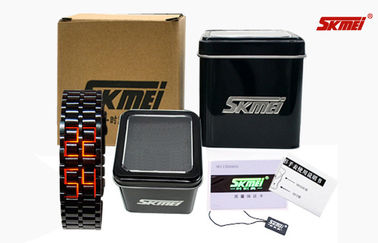 Orologio della lava LED del samurai del ferro dell'uomo di Skmei, orologio del LED Digital