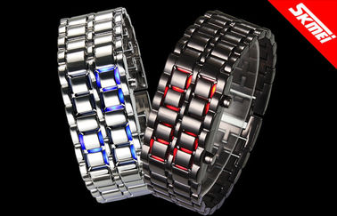 Orologio della lava LED del samurai del ferro dell'uomo di Skmei, orologio del LED Digital