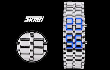Orologio della lava LED del samurai del ferro dell'uomo di Skmei, orologio del LED Digital
