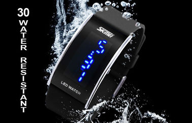 Resistente di acqua unisex di BANCOMAT dell'orologio 3 della banda LED Digital dell'unità di elaborazione