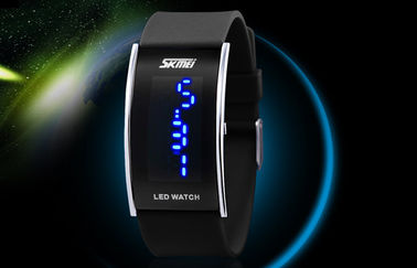 Resistente di acqua unisex di BANCOMAT dell'orologio 3 della banda LED Digital dell'unità di elaborazione