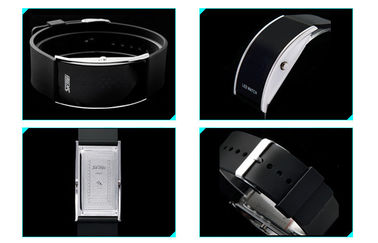 Resistente di acqua unisex di BANCOMAT dell'orologio 3 della banda LED Digital dell'unità di elaborazione