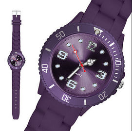 Braccialetto di orologi unisex su ordinazione promozionale della cinghia del silicone 43mm con la cinghia di Adjudable
