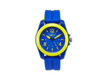 Orologio di plastica variopinto promozionale del quarzo con il fronte di PMMA, orologi per i ragazzi