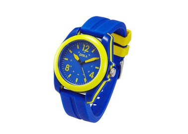 Orologio di plastica variopinto promozionale del quarzo con il fronte di PMMA, orologi per i ragazzi