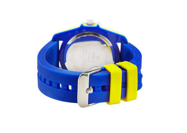 Orologio di plastica variopinto promozionale del quarzo con il fronte di PMMA, orologi per i ragazzi