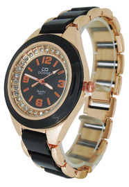 Orologi unisex d'avanguardia dell'orologio del quarzo del Giappone Movt del nero del visualizzatore analogico