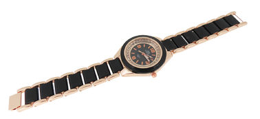 Orologi unisex d'avanguardia dell'orologio del quarzo del Giappone Movt del nero del visualizzatore analogico